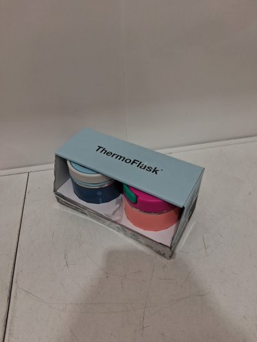 2pk thermoflask insulated food jars - 20oz - pink/blue (model: 1759351) image 2