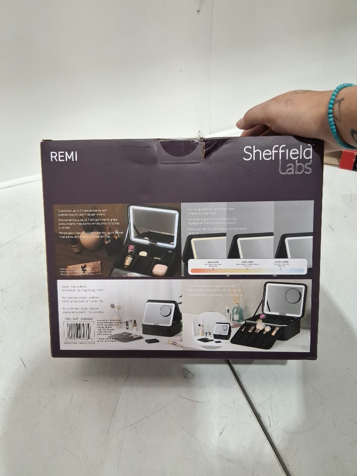 Sheffield Labs Cordless REMI Travel Vanity Case Smart LED Mirror (Model:MR795) image 4