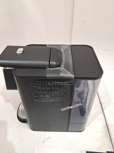 kidisle 3 in 1 single serve iced and hot coffee maker - 50oz reservoir - 5 cup sizes - 1150w - 120v - black (model: kc101b) image 4