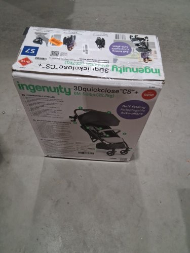 Summer by Ingenuity 3Dquickclose CS+ Compact one touch Folding Stroller - 50LBS max - GREY/BLACK (MODEL: 31900) image 2