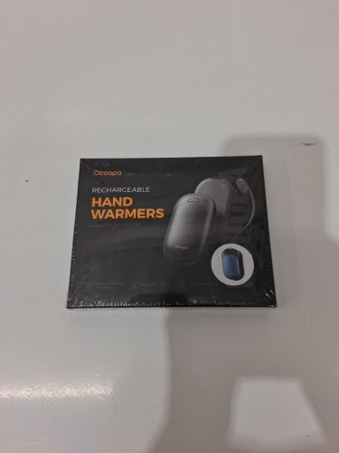 2PK OCOOPA REACHARGEABLE CORDLESS HAND WARMERS - UP TO 8 HOURS - BLACK image 2
