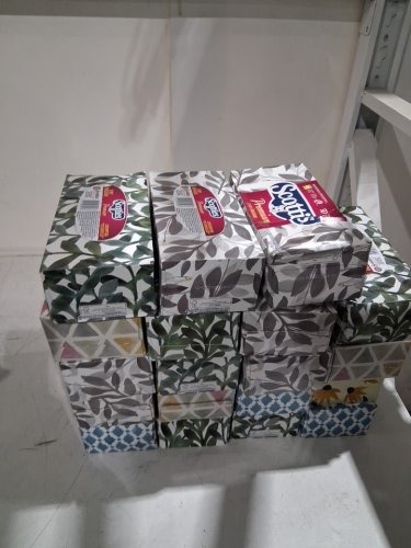 19pk scotties premium 2-ply facial tissue - assorted colors (model: 2446056) image 2