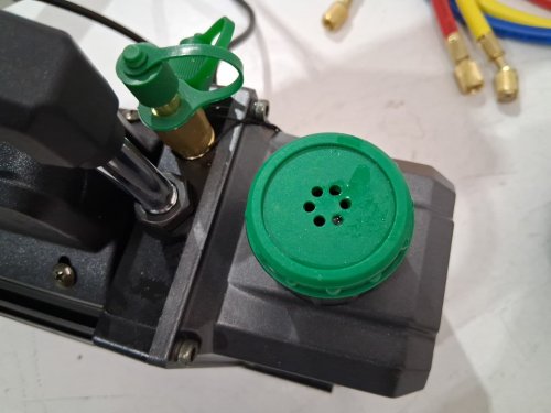 pb motor tech vacuum pump with manifold gauge set - 1/3hp - 4.5cfm - 5pa - 3 way manifold gauge - black (model: pb-a00a / rs-1.5) image 8