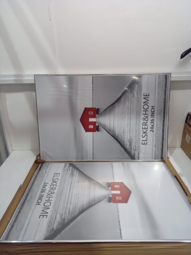 2pk ELSKER&HOME Poster Frame - 24" x 36" -  silver image 3