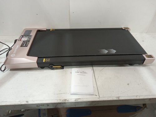 DeerRun Walking Pad Under Desk Treadmill with Incline - 2.5HP - 3.8mph - black/pink (Model: BA10-B) image 3