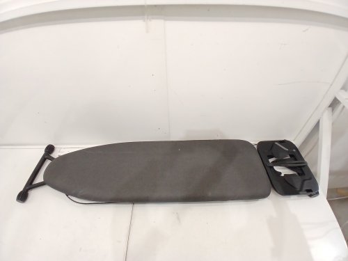 Foldable Ironing Board With Iron Rest and Hanger - 12" x 36" - Dark Grey image 3