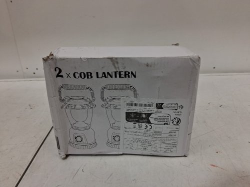 2PK Battery Powered Dimmable Camping Lantern Light - Red image 2