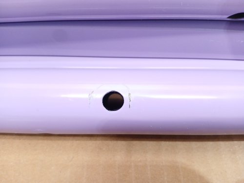 Garvee Metal Bed Frame with Headboard - Twin - Purple (Model: DX-No.1) image 4