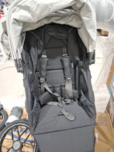uppababy Ridge V2 jogger stroller - 55lbs max - savannah (pearl grey) (model: 1403-rdg-na-sav) image 6
