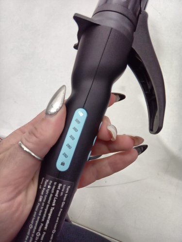 BIO IONIC LONG BARREL PRO CURLING IRON HAIR STYLER - 1.5" - BLACK (MODEL: Z-FGTST-CL-1.5) image 9
