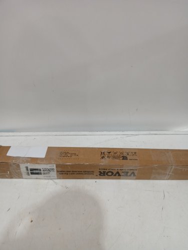VEVOR Plastic Table Cover Clear Table Protector with decorative fabric topper - 30"x60" - white/clear (model: f085-15t-6201550) image 2