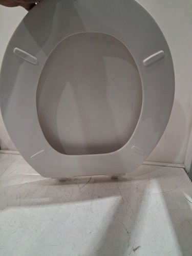 Centoco Round Toilet Seat - 16.5" - White (model: DS1200-001) image 4