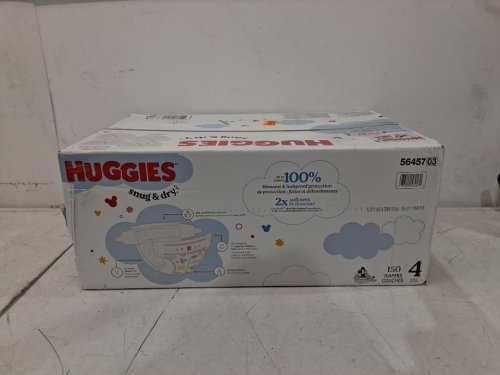 150PK HUGGIES SNUG AND DRY DIAPERS - SIZE 4 - MICKEY MOUSE image 2