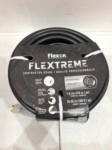 FLEXON FLEXTREME CONTRACTOR GRADE HOSE WITH GUARD & GRIP - 5/8" X 100FT - BLACK (MODEL: 1765024) image 2