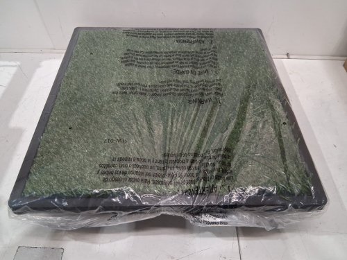 petsafe petloo portable indoor/outdoor pet potty for dogs, MEDIUM size (24.5" x 24.5" x 5 1/4") - black/green (model: PWM00-14498) image 8