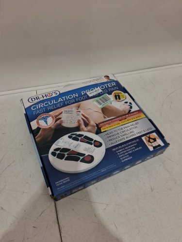 dr-ho's circulation promoter tens device pain therapy system - head to toe pain relief, improves circulation and swelling - white/black (model: cp-1) image 2