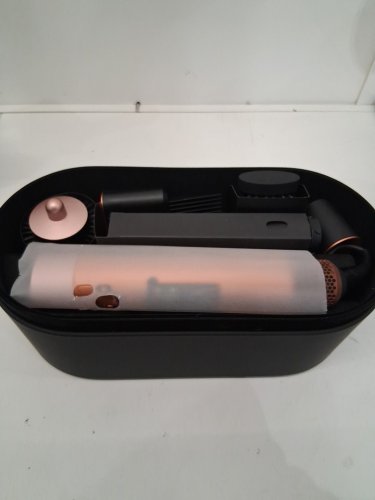 6PC DYSON i.d curly + coily airwrap multi styler and hair dryer with bluetooth - amber silk ( model: hs08) image 5