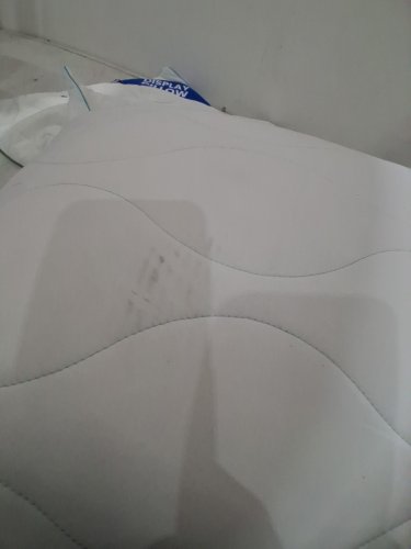 below zero cooling pillow with memory foam and fiber - queen - white/blue (model: 2893207) image 4