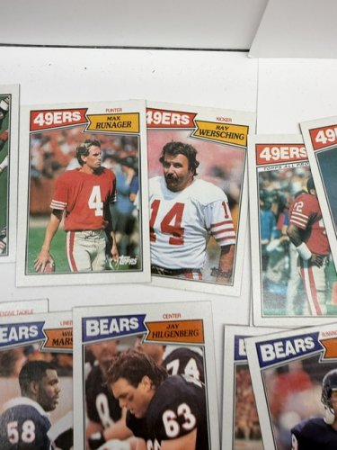 78 ASSTD 1987 1988 TOPPS FOOTBALL CARDS image 16