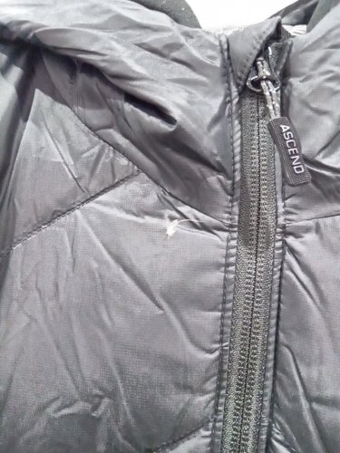 women's Ascend Excel Down Hooded Jacket - medium - black (style: 3675543) image 3