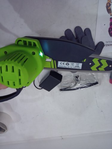angseen cordless electric lightweight mini chainsaw - 6"/2000mah/850W- green/black (model: SY-LT05) image 5