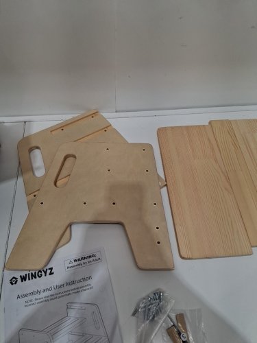 WINGYS 3-height adjustable TODDLER STEP STOOL - natural/ wood (model: wz301205) image 4