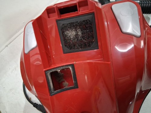 BISSELL ZING II BAGLESS CANISTER VACUUM CLEANER WITH CREVICE TOOL - RED/BLACK (MODEL: 21565) image 5