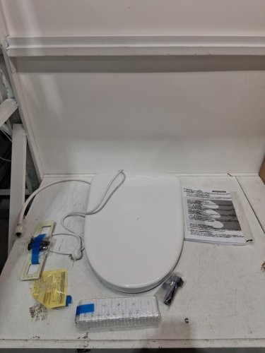 TOTO  WASHLET+ Electronic Smart Bidet Toilet Seat with HEAT FUNCTIONS & remote control - elongated - COTTON WHITE (MODEL-: SW4736AT40#01) image 4