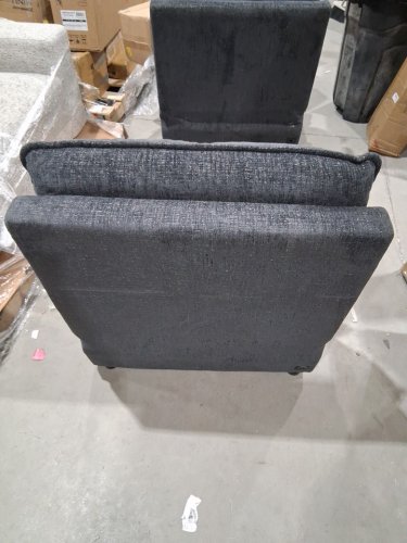 Upholstered Recliner Lounge Chair with Lumbar Cushion - 34" x 32" - grey image 5