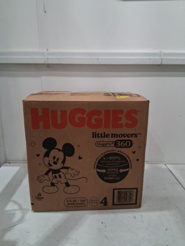144pk huggies little movers HuggFit 360 - size 4 - Disney mickey mouse image 2