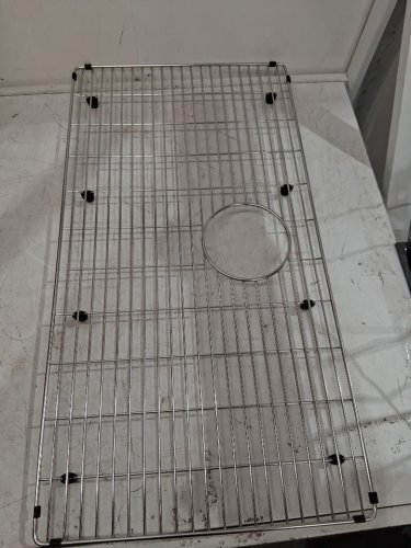 Stainless Steel Grid Sink Bottom  Protector - ‎29" x 15" - silver image 3