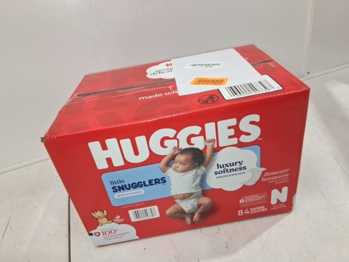 84PK HUGGIES LITTLE SNUGGLERS DISPOSABLE DIAPERS luxury softness - SIZE NEWBORN (UP TO 10LBS) - DISNEY BABY WINNIE THE POOH image 2