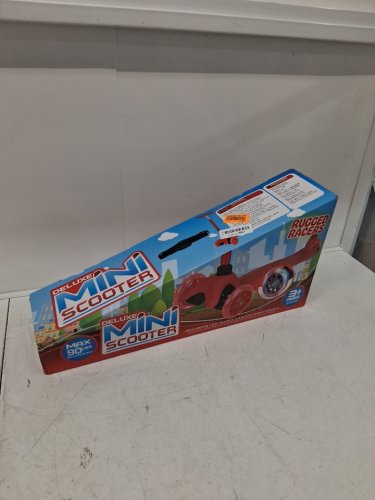 KIDS RUGGED RACERS 3-WHEEL WITH LED LIGHTS SCOOTER - RED/PINK (MODEL:BH19898) image 2