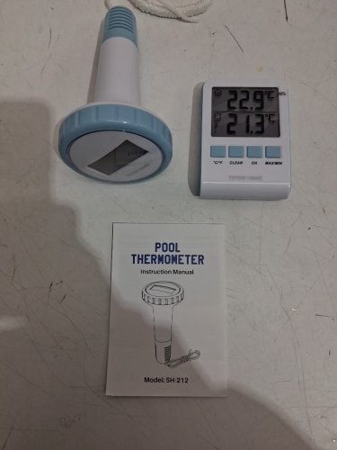 tiptop home Wireless Pool Thermometer - white/blue (model: sh-212) image 3