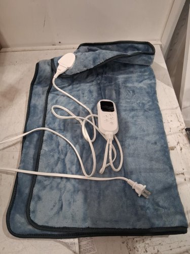 KDTI ELECTRIC HEATING PAD - 6 TEMPERATURE SETTINGS - 22.5" x 30.5" - BLUE (model: k9008-13a) image 3