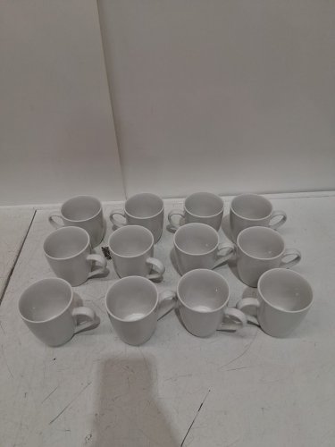 12pk Safdie Julia coffee mugs with handle 12oz - white (model: 5265000) image 4