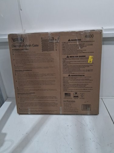 toddleroo by North States Diamond Mesh safety Gate - 26.5" - 42" x 23" - wood (model: 4600) image 2