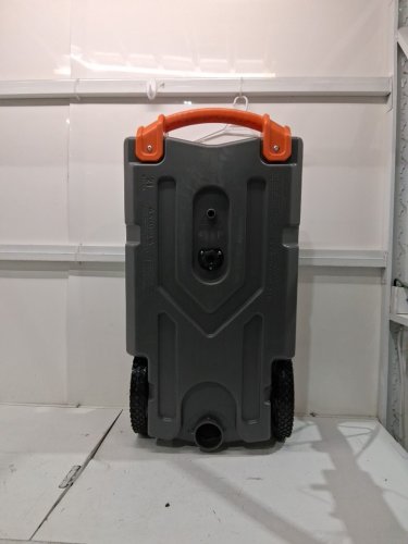 Camco Rhino Heavy Duty Portable RV Waste Holding Septic Tank with Hose and Accessories, Durable Leak Free and Odorless RV Tote Tank- 21gal/79.5l- grey - (MODEL: 39002) image 3