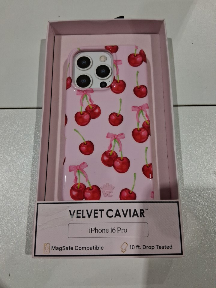 VELVET CAVIAR phone case compatible with magsafe - iphone 16 PRO - PINK CHERRY image 2