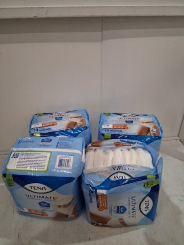 47pk adults UNISEX TENA ULTIMATE 3X EXTRA DRY & ODOR PROTECTION UNDERWEAR - LARGE (45" - 58") (MODEL: 072323 V-01) image 3