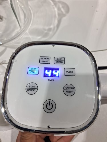 curtis stone digital glass bowl chop master - white image 4