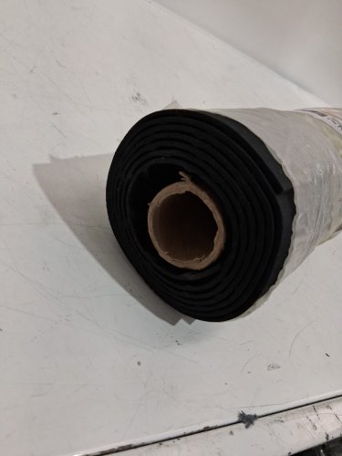 VEVOR Diamond-Plate Rubber GARAGE Flooring Roll - 3mm thick/ 4FT X 15FT - BLACK (MODEL: GW3013WILLOW4X15) image 5