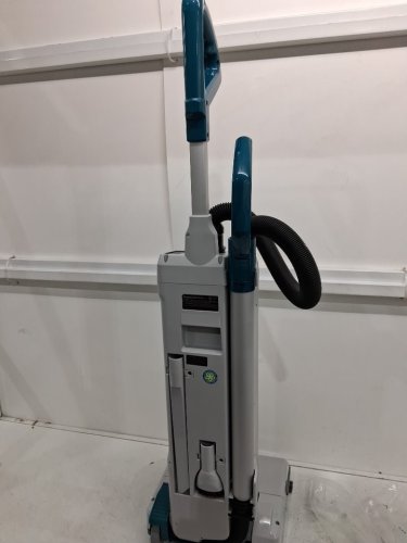 Makita LXT Li‑Ion Cordless Upright Vacuum Cleaner with 2 batteries and charger - 36V - 5.0L - light grey/blue (model: dvc560) image 5