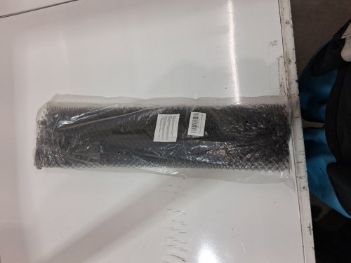 2pk Fireplace Mesh Screen Curtain -24" x 20" - black image 4