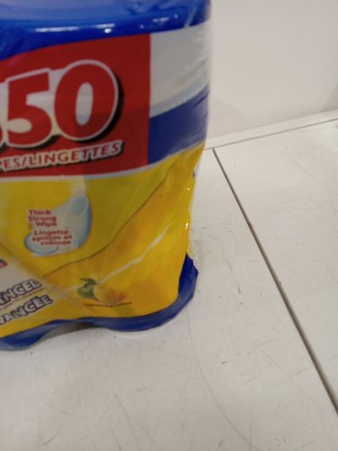 5pk lysol advanced disinfecting wipes - 550 wipes total - citrus scent (model: 1708072) image 3