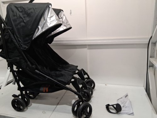 Ingenuity 3Dlite Double Umbrella Stroller - Each Seat up to 50 Pounds cap - Black (MODEL:31923) image 4