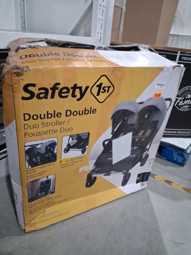 SAFETY 1ST DOUBLE DOUBLE DUO STROLLER - FLINT GREY (MODEL: 01314CFTG) image 2