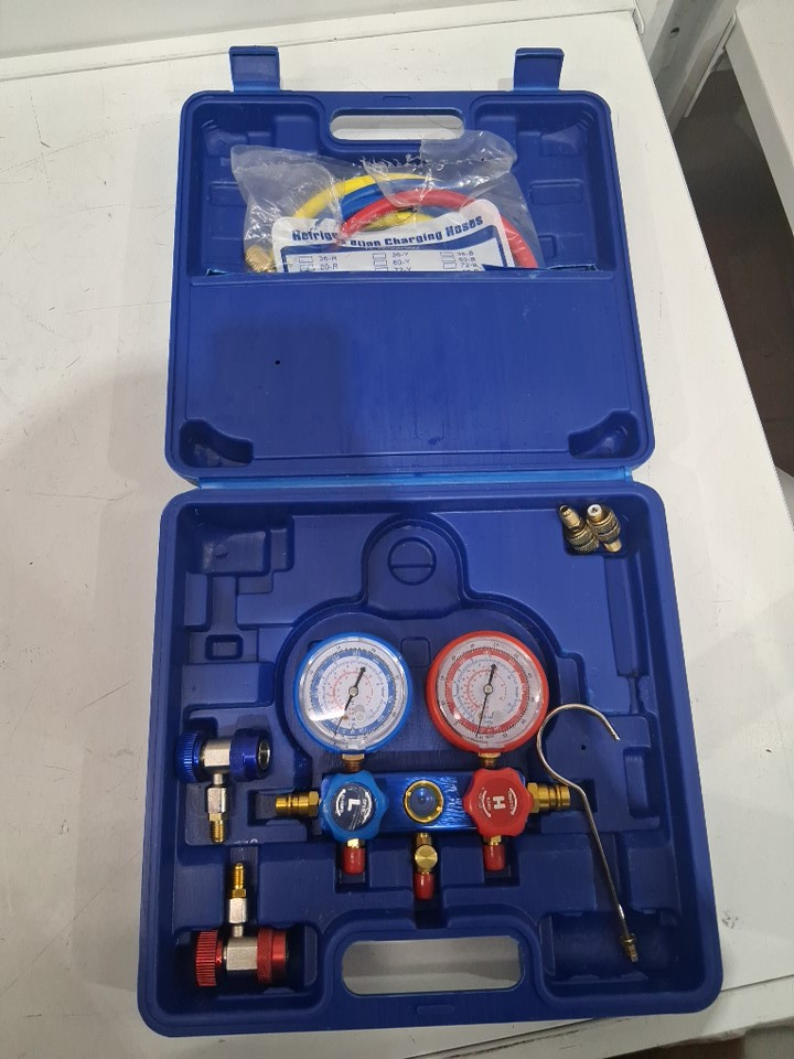 YaeTek Rotary Vane Air Vacuum Pump HVAC A/C Refrigeration Kit with Manifold Gauge Set and Leak Detector - 4CFM, 1/3HP - multi-colour (MODEL: RS-1.5) image 8