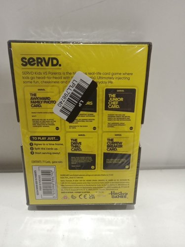 HASBRO GAMES SERVD. family fun card game - turn your life into a game, one card at a time - KIDS VS PARENTS - 8+ image 5