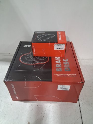 6PC APREMIUM rear Disc Brake Rotors/ ceramic brake pad, 2007-2021 Toyota/Lexus (model: BRR31483/BPD13040) image 8